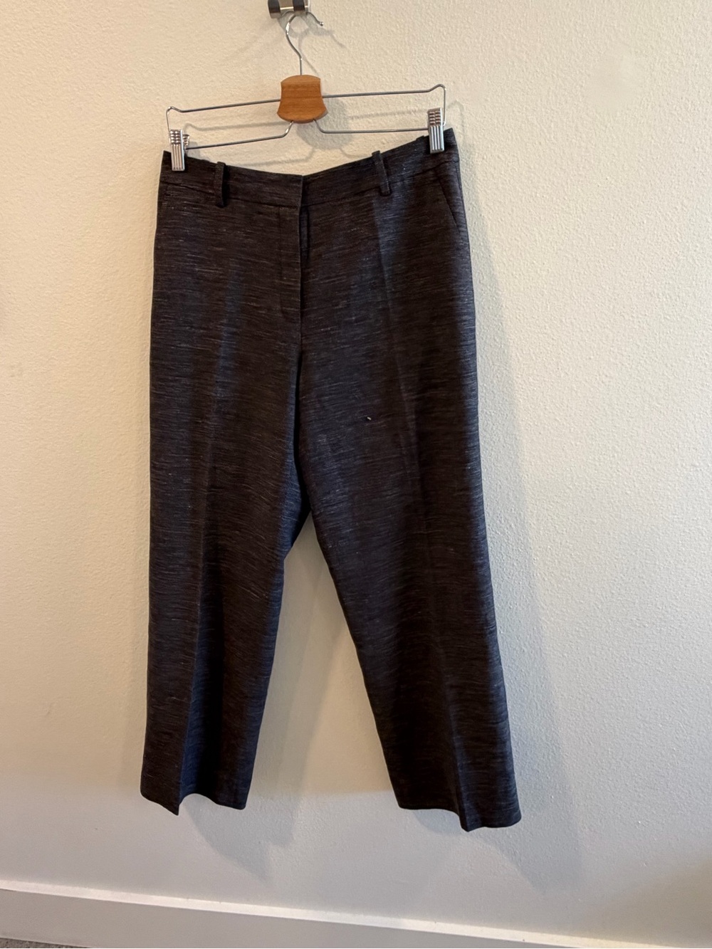 Lafayette 148 New York Charcoal Dress Trousers